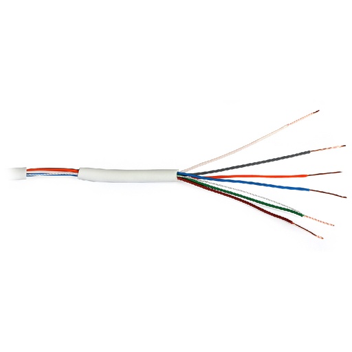 [ZMYTDY6] 100m CABLE YTDY 6x0.50mm ECA ALARME/VIDEO PORTEIRO/COMANDO BAIXA VOLTAJE