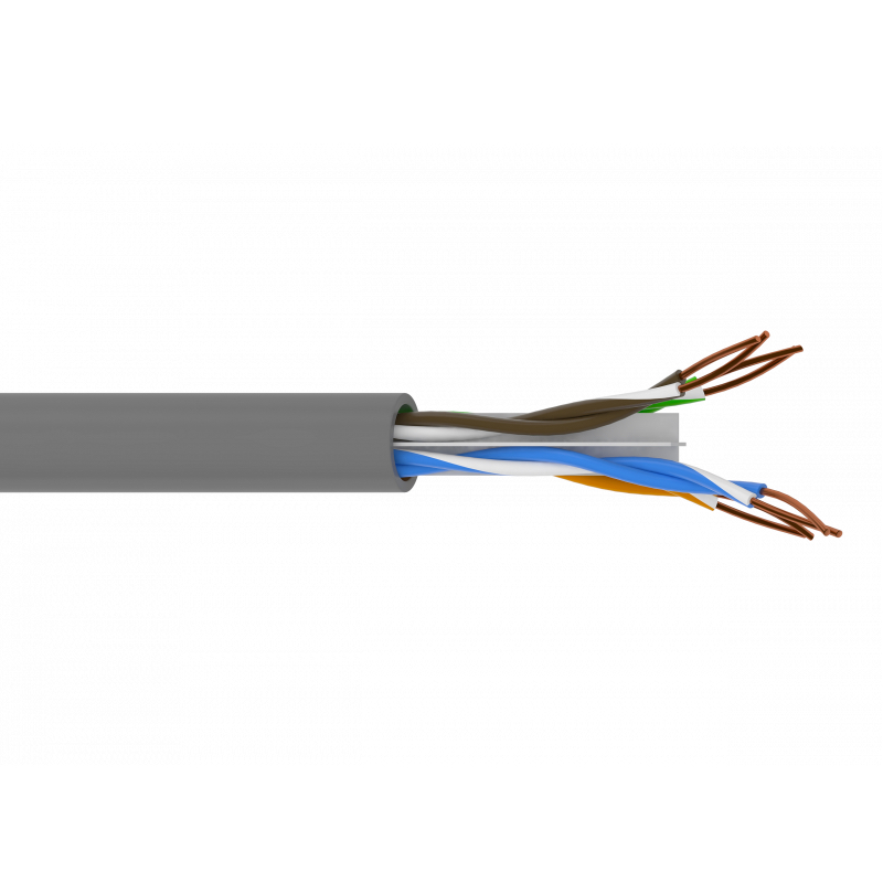 [ZMUTPCAT6] 305m CABLE CET U/UTP CAT 6 INTERIOR ECA